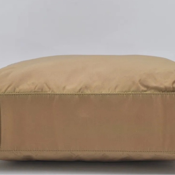 PRADA Vintage Nylon Tessuto Leather Shoulder Hand Bag Brown - Picture 10 of 14